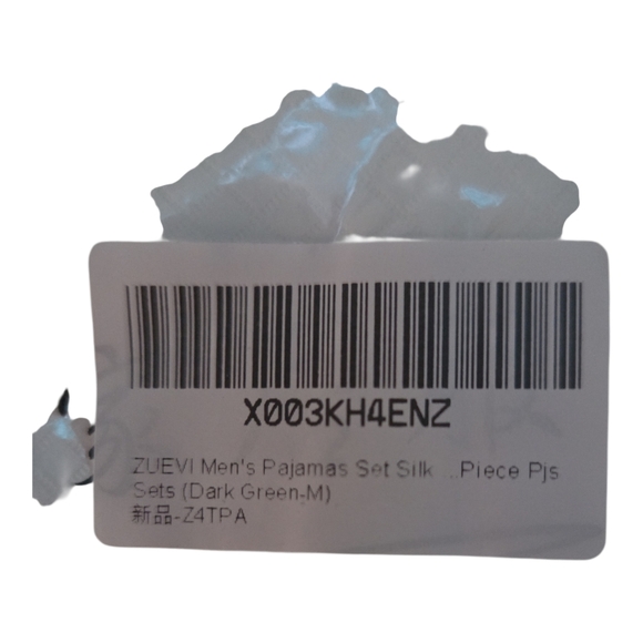 Zuevi Men's Silk Pajama Top - Picture 8 of 8